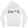 Heart Beats Mountain Zipper Hoodie