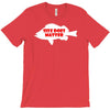 funny size does matter fishing fish holiday jarvis reel rod line sinke T-Shirt