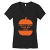 halloween forget candy give me tacos pumpkin Women's V-Neck T-Shirt