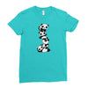 Pandas Ladies Fitted T-Shirt