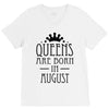 queens are born in august (2) V-Neck Tee