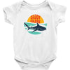 Daddy Shark Baby Bodysuit