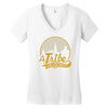 a tribe called quest city skyline atcq Women's V-Neck T-Shirt
