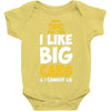 i like big monster cars Baby Bodysuit
