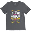 i am a june women V-Neck Tee
