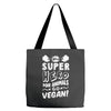 Be A Super Hero For Animals Go Vegan! Tote Bags