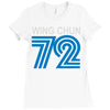 wing chun 72 retro Ladies Fitted T-Shirt
