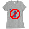 no selfie sticks girls Ladies Fitted T-Shirt