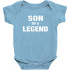 Dad The Man The Myth The Legend - Son Of A Legend Family Matching Baby Bodysuit