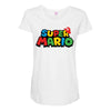 Super Mario Maternity Scoop Neck T-shirt