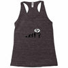 stop following me monkey Racerback Tank