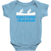 paddle faster i hear banjos Baby Onesie