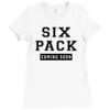Six Pack Coming Soon Ladies Fitted T-Shirt