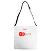 anti war guitar folk music writers Adjustable Strap Totes
