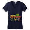 camp fire swamp Women's V-Neck T-Shirt