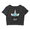 birthday unicorn family series dad Crop Top