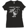 i don't i couldn't give a rats Ladies Fitted T-Shirt