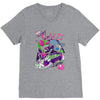 invader flakes V-Neck Tee