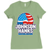 johnson hanks 2020 Ladies Fitted T-Shirt