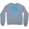 nerdy to the power of awesome Crewneck Sweatshirt