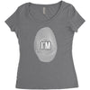 I'm Women's Triblend Scoop T-shirt