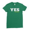 yes i know Ladies Fitted T-Shirt