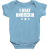 i beat anorexia Baby Bodysuit
