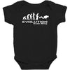 evolution of scuba divingfunny swim retro sea cool boat party Baby Bodysuit