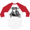 frideay white 3/4 Sleeve Shirt
