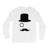 moustache gentleman Long Sleeve Shirts