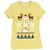 ugly christmas sweater Ladies Fitted T-Shirt