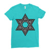 star blacked Ladies Fitted T-Shirt