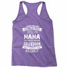 Super Cool Nana Of A Freaking Awesome Grandson Racerback Tank