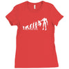 evolution to termination Ladies Fitted T-Shirt