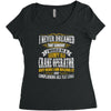 grumpy old crane operator Women's Triblend Scoop T-shirt