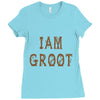 I am Groot Ladies Fitted T-Shirt