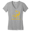 ankylosaurus dinosaur Women's V-Neck T-Shirt