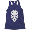 minimalist reaper mask Racerback Tank