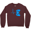 game heart beat Crewneck Sweatshirt