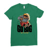 go big Ladies Fitted T-Shirt