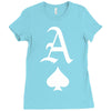 ace of spades (2) Ladies Fitted T-Shirt