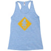 big foot xing big foot crossing sasquatch Racerback Tank