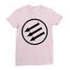 antifa arrows Ladies Fitted T-Shirt