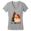 vintage santa christmas Women's V-Neck T-Shirt