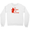 for england and st Crewneck Sweatshirt