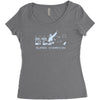 super champion Women's Triblend Scoop T-shirt