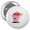 marshmallow prend feu Pin-back button