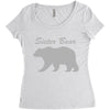 sister bear Women's Triblend Scoop T-shirt