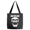 angry metal head Tote Bags