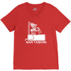 man tasking V-Neck Tee